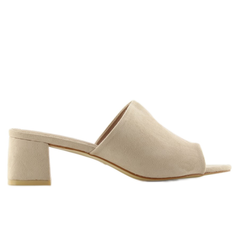 Tacchi alti in camoscio BL212 Beige