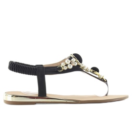 Eleganti infradito d579 nere nero