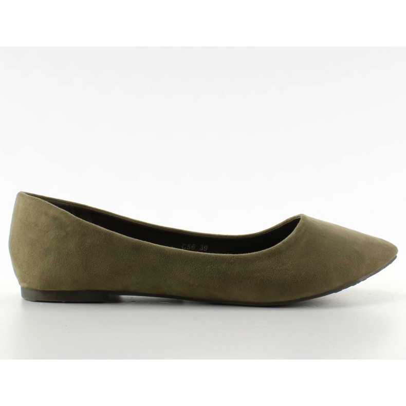 Ballerine morbide delicate C56 Olive Spike verde