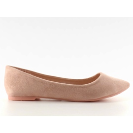 Ballerine lisce, delicato Spitz C56 Pink rosa