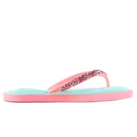 Infradito su cuscino pt93 Rosa blu