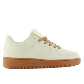 Creepersy kt965bei Sneakers color crema multicolore marrone