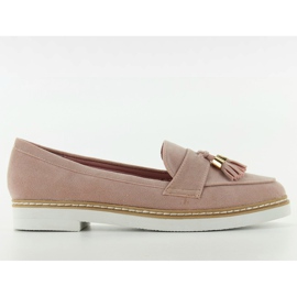 Mocassini classici da donna 7101 Rosa