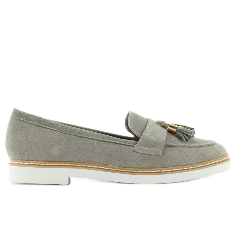 Mocassino classico da donna 7101 Grigio