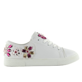 Sneakers Con Pietre Original Wz 6182 bianco