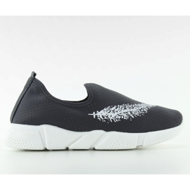 FC220 Sneakers in piuma grigia grigio