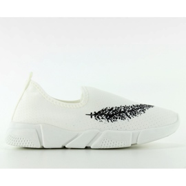Sneaker FC220 in piuma bianca bianco