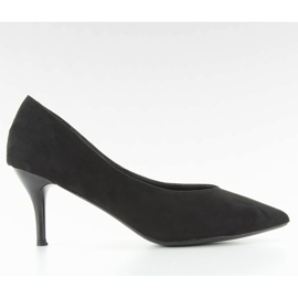 Tacchi bassi con rientro ll-98p nero