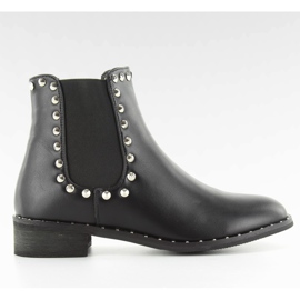 Stivali da donna Jodhpur con borchie NC71 Nero