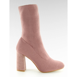 QQ-08 Stivali a calzino rosa a stella
