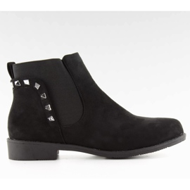 Stivali Jodhpur in pelle scamosciata con F175 nero