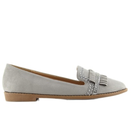 Mocassini Lordsy decorati con Grey sk33p grigio
