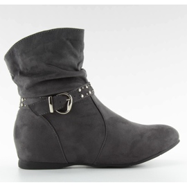 Cintura bustina con borchie PE103 grigio