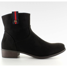 Stivaletti Chelsea scamosciati con inserto elegante nero