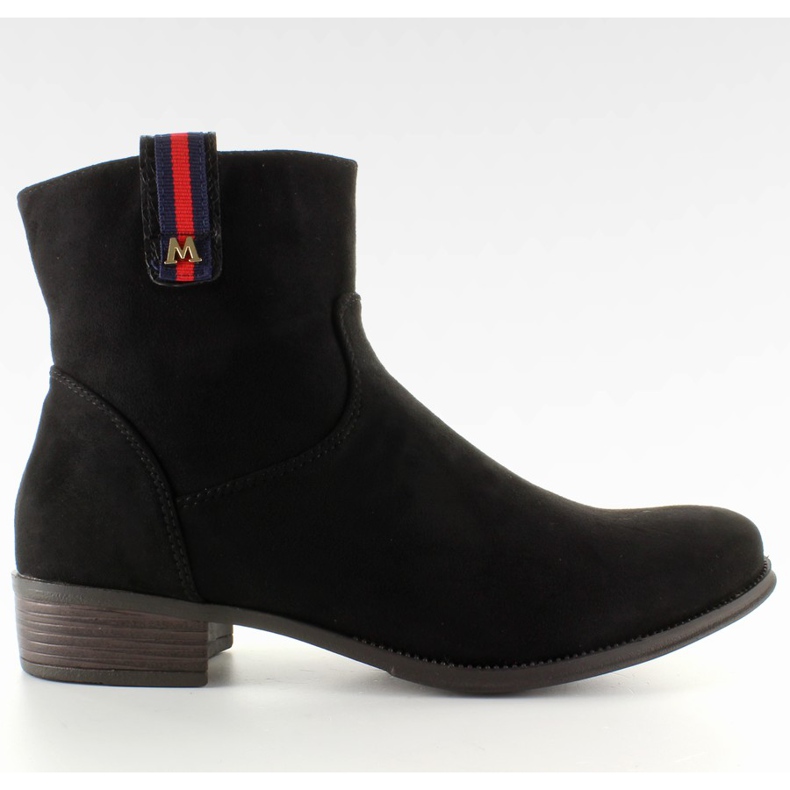 Stivaletti Chelsea scamosciati con inserto elegante nero