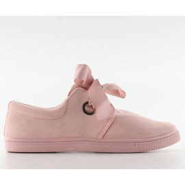Sneakers allacciate con un nastro JX49 rosa
