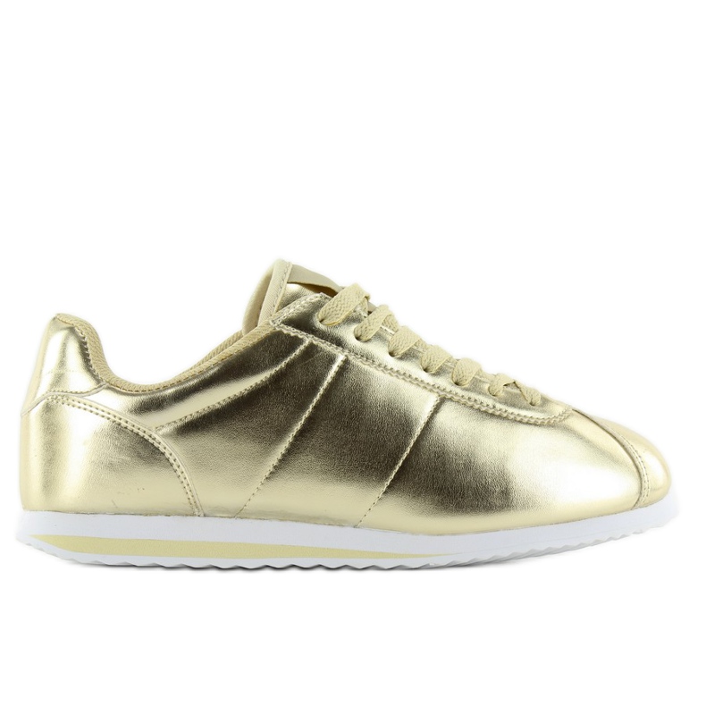 Scarpe sportive testurizzate 8849 oro d'oro