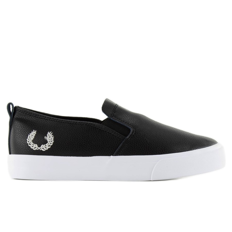 Slipons viso con ricamo 3155 nero
