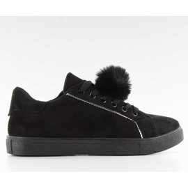 Sneakers K-90 con nappe nere nero grigio