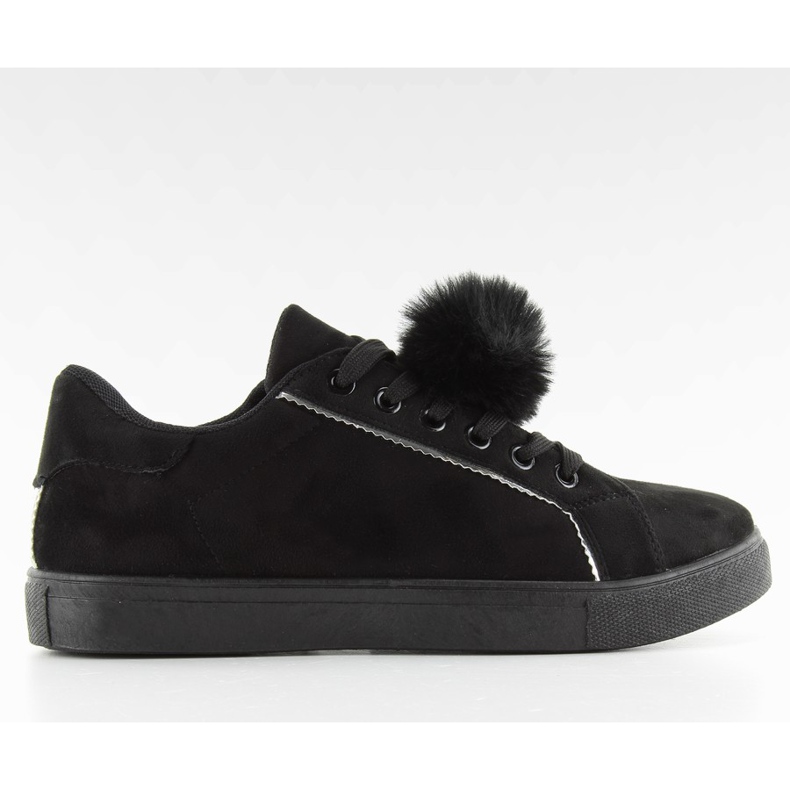 Sneakers K-90 con nappe nere nero grigio