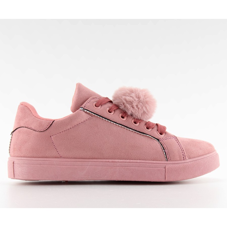 Sneakers con pompon K-90 Pink rosa