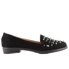 Mocassini Lordsy con borchie mb188-111 Nero