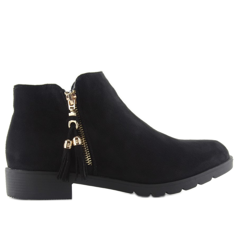 Stivaletti Chelsea da donna in camoscio 8565 neri nero