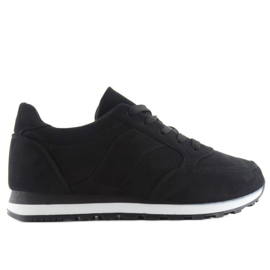 Scarpe sportive in camoscio Bl111 nero