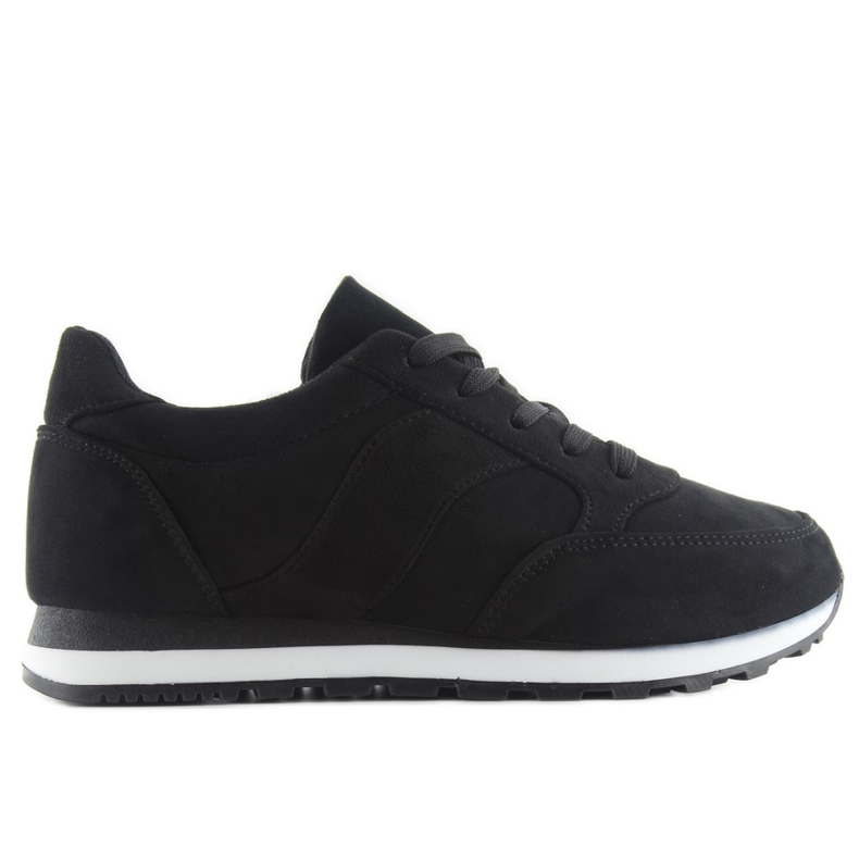 Scarpe sportive in camoscio Bl111 nero