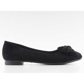 Ballerine da donna scamosciate t291p nere nero