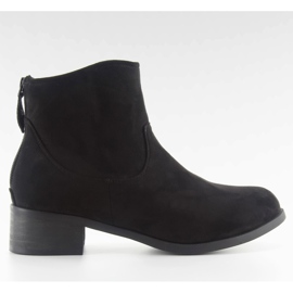 Stivali neri Jodhpur scamosciati neri w117 neri nero