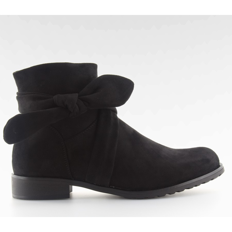 Stivali con fiocco ES8508 nero