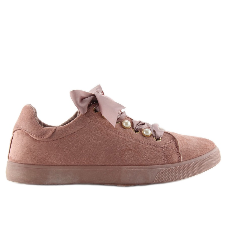 Sneakers Con Perle Tr02 Rosa bianca