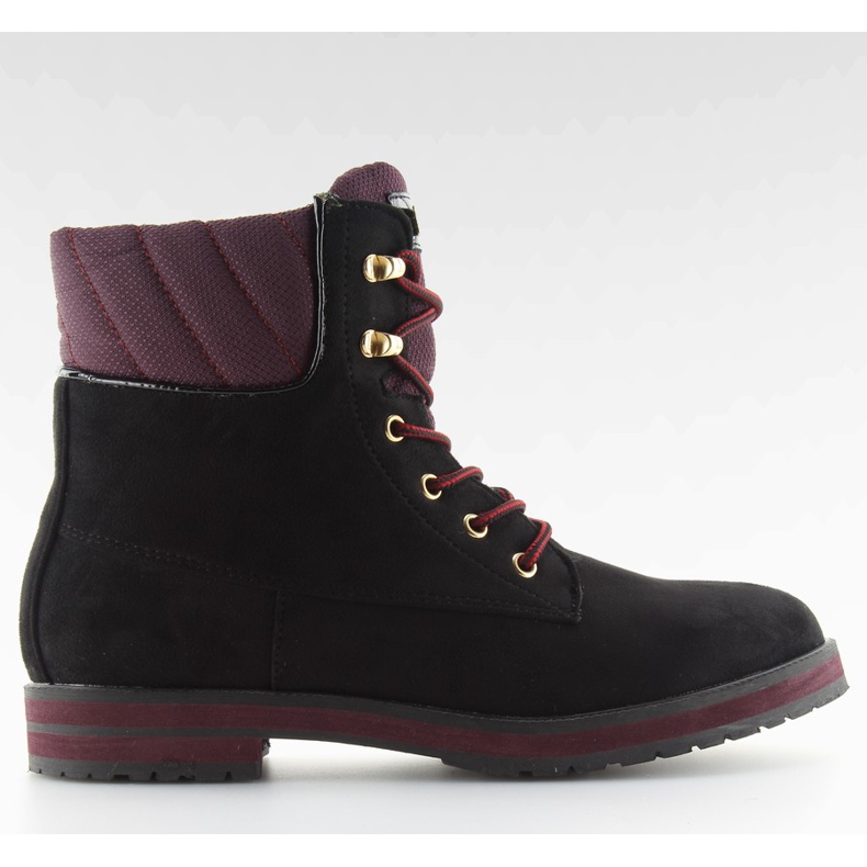Stivali da donna in pelle scamosciata neri WD38 neri nero