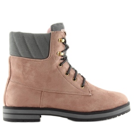 Legname da donna in camoscio rosa WD38 Pink