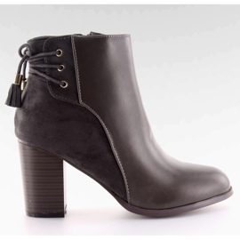 Classico tacco alto grigio grigio marrone
