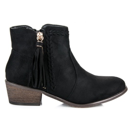 Bestelle Stivaletti in camoscio, stivaletti chelsea nero
