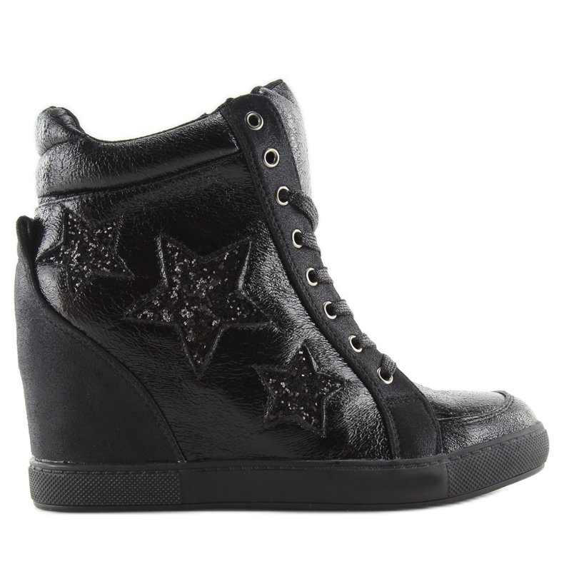Sneakers da donna nere LL-72 nere nero
