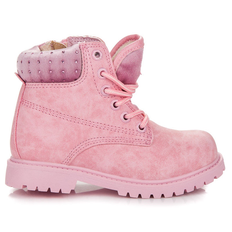 American Club Trapper con cristalli rosa
