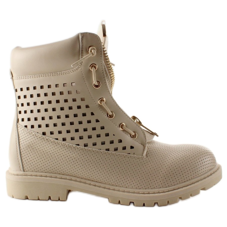 Cerniera traforata balmanki oro R103 Beige
