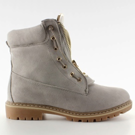 Scarpe Balman in camoscio grigio