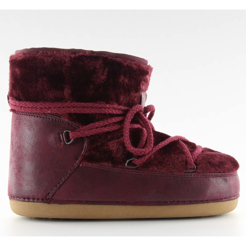 Luna a pelo con pelliccia Bordeaux hw9501 Bordeaux rosso