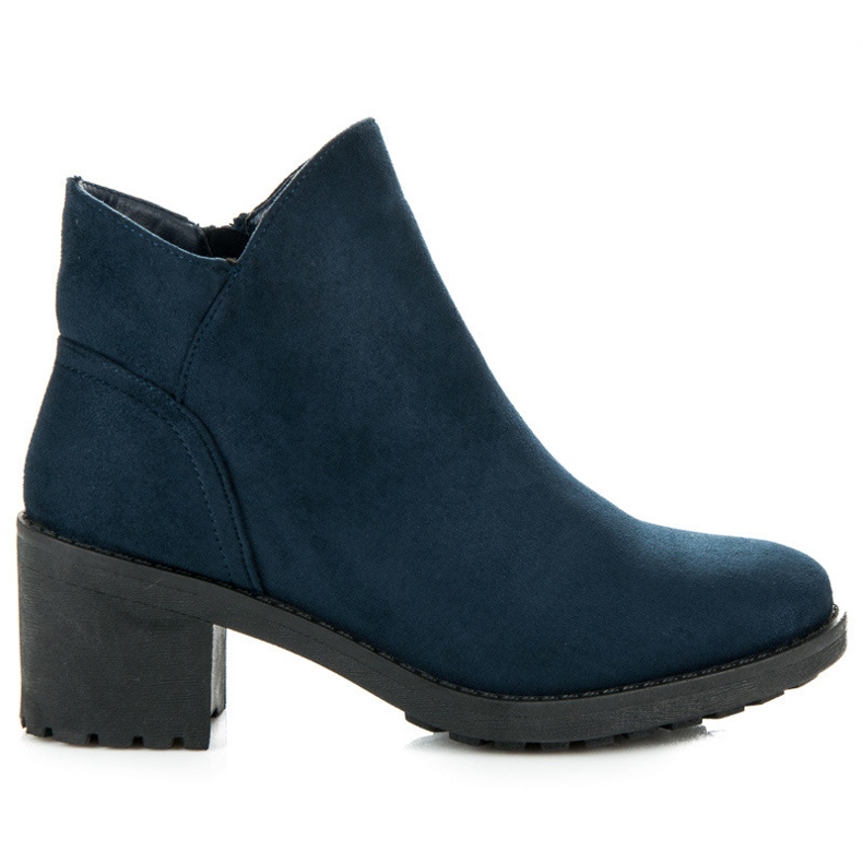 Vices New Collection Stivali con tacco alto in camoscio blu