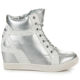 Vinceza Stivaletti allacciati grigio