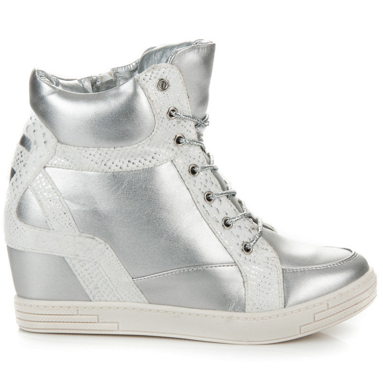 Vinceza Stivaletti allacciati grigio