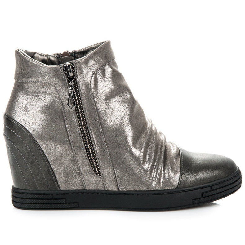 Vinceza Stivaletti Argento grigio