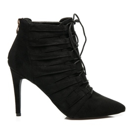 Yes Mile Stivali con tacco alto nero