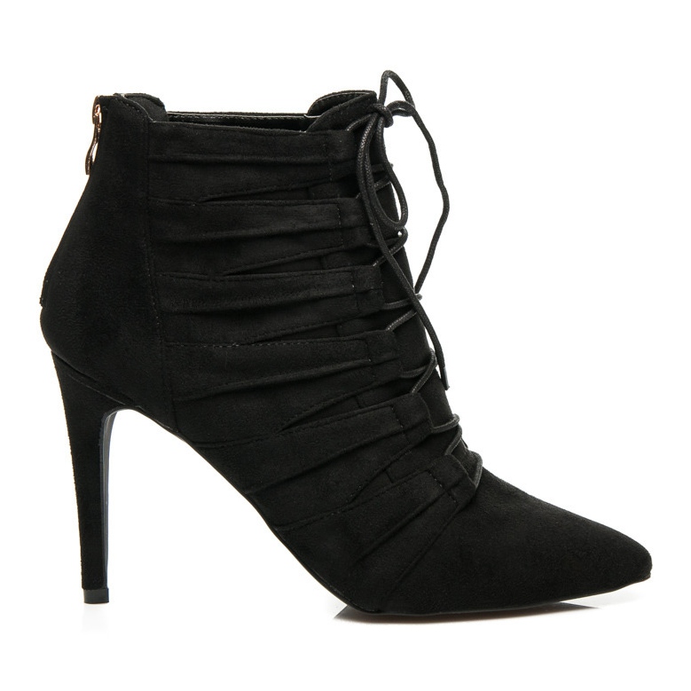 Yes Mile Stivali con tacco alto nero