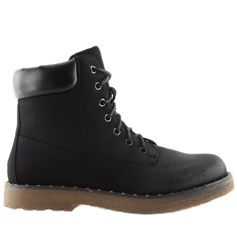 Stivali neri da donna con stivali hq895 neri nero