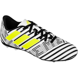 Scarpe da calcio Adidas Nemeziz 17.4 FxG Jr S82459 multicolore bianca